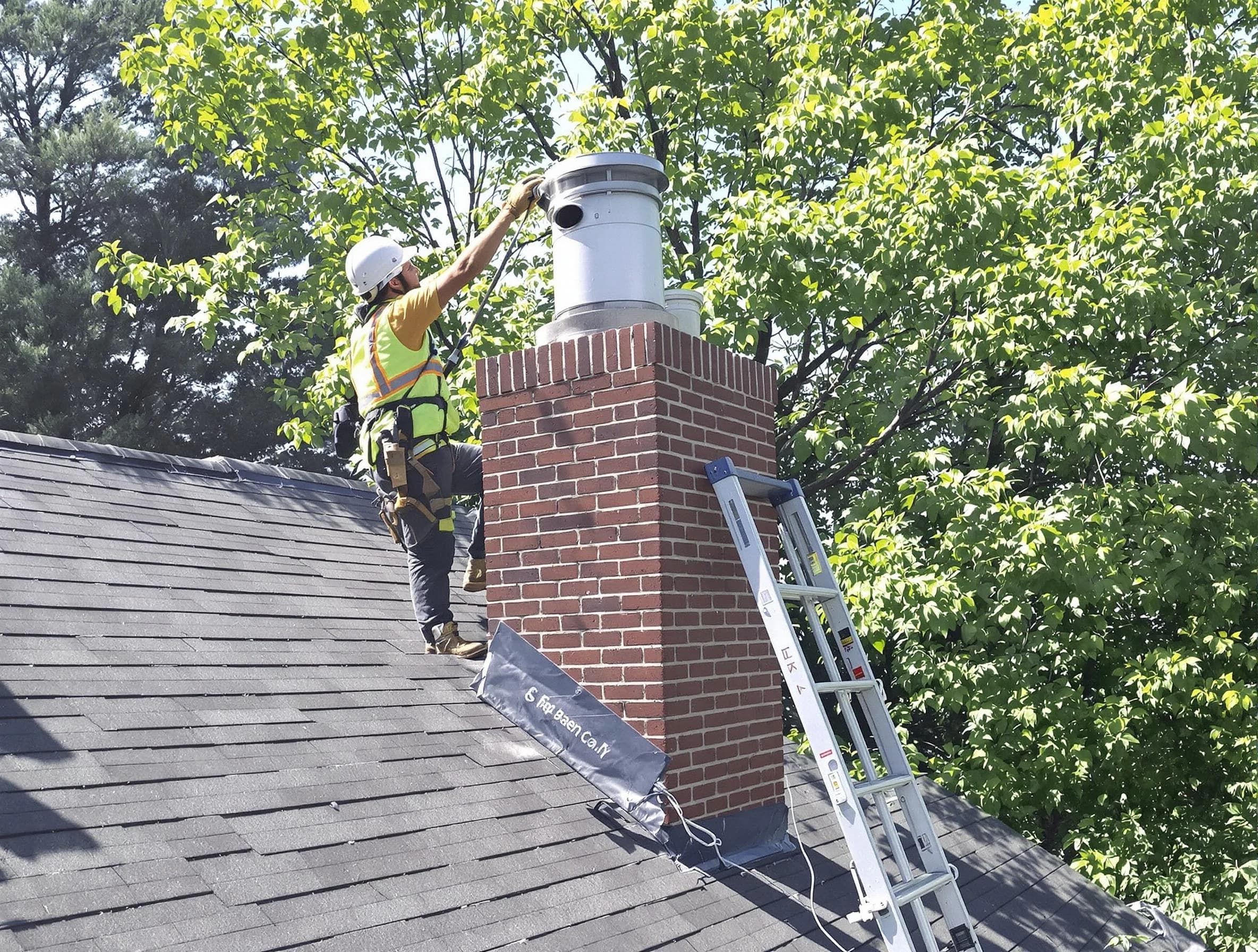 Chimney liner inspection by Bountiful Chimney Sweep in Bountiful, UT