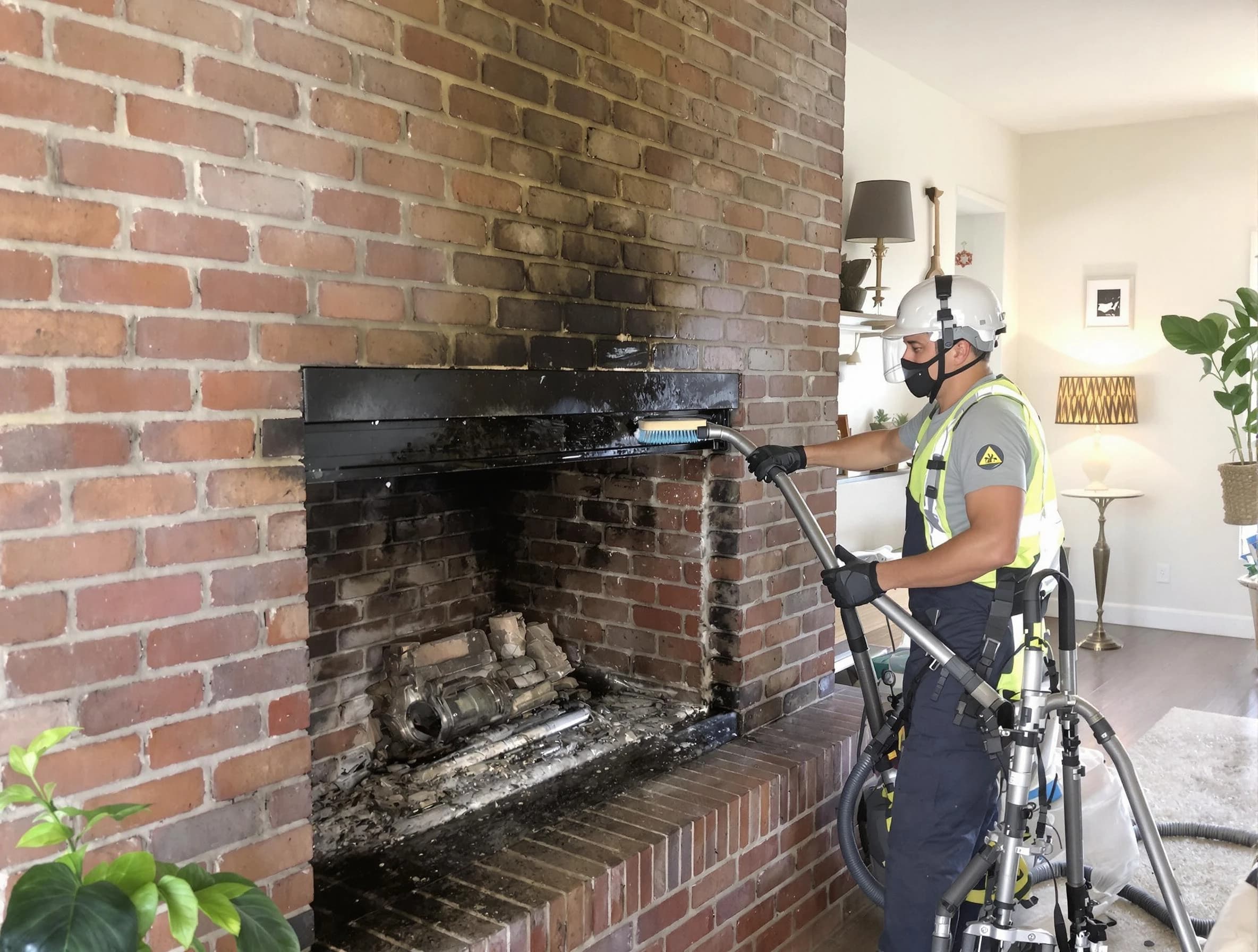 Bountiful Chimney Sweep providing fireplace cleaning services in Bountiful, UT