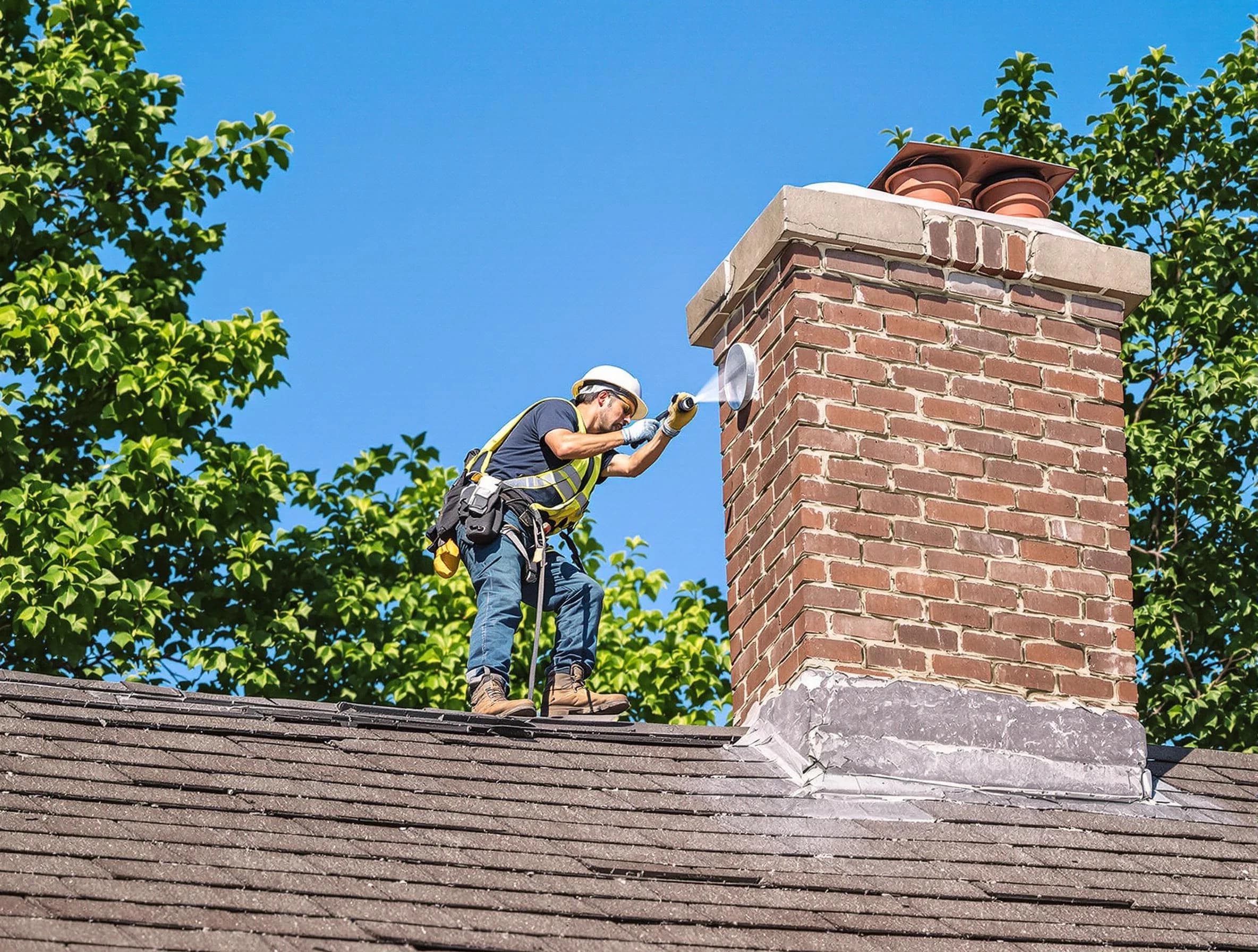 Bountiful Chimney Sweep performing an inspection with advanced tools in Bountiful, UT