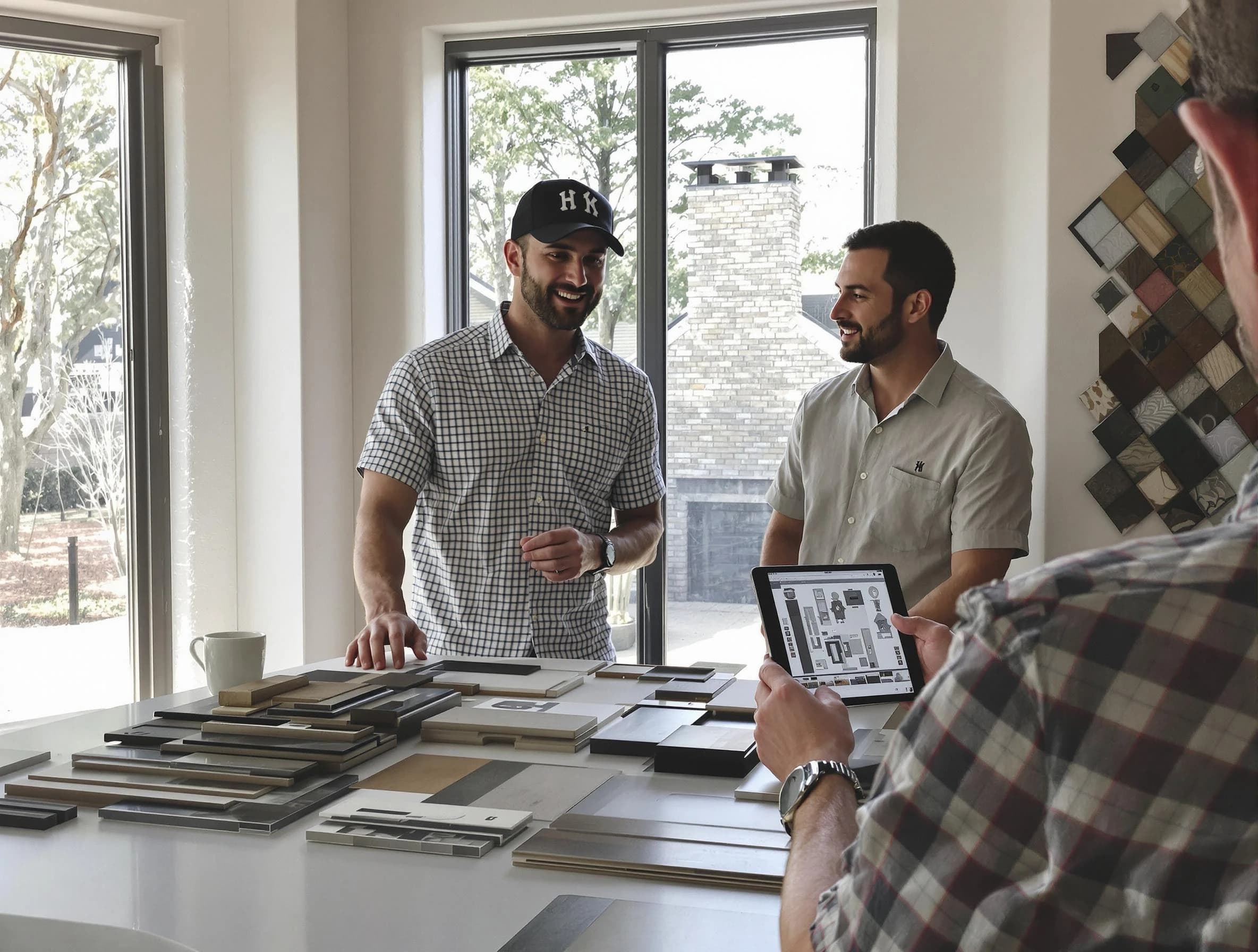 Bountiful Chimney Sweep remodeling a chimney and fireplace in Bountiful, UT