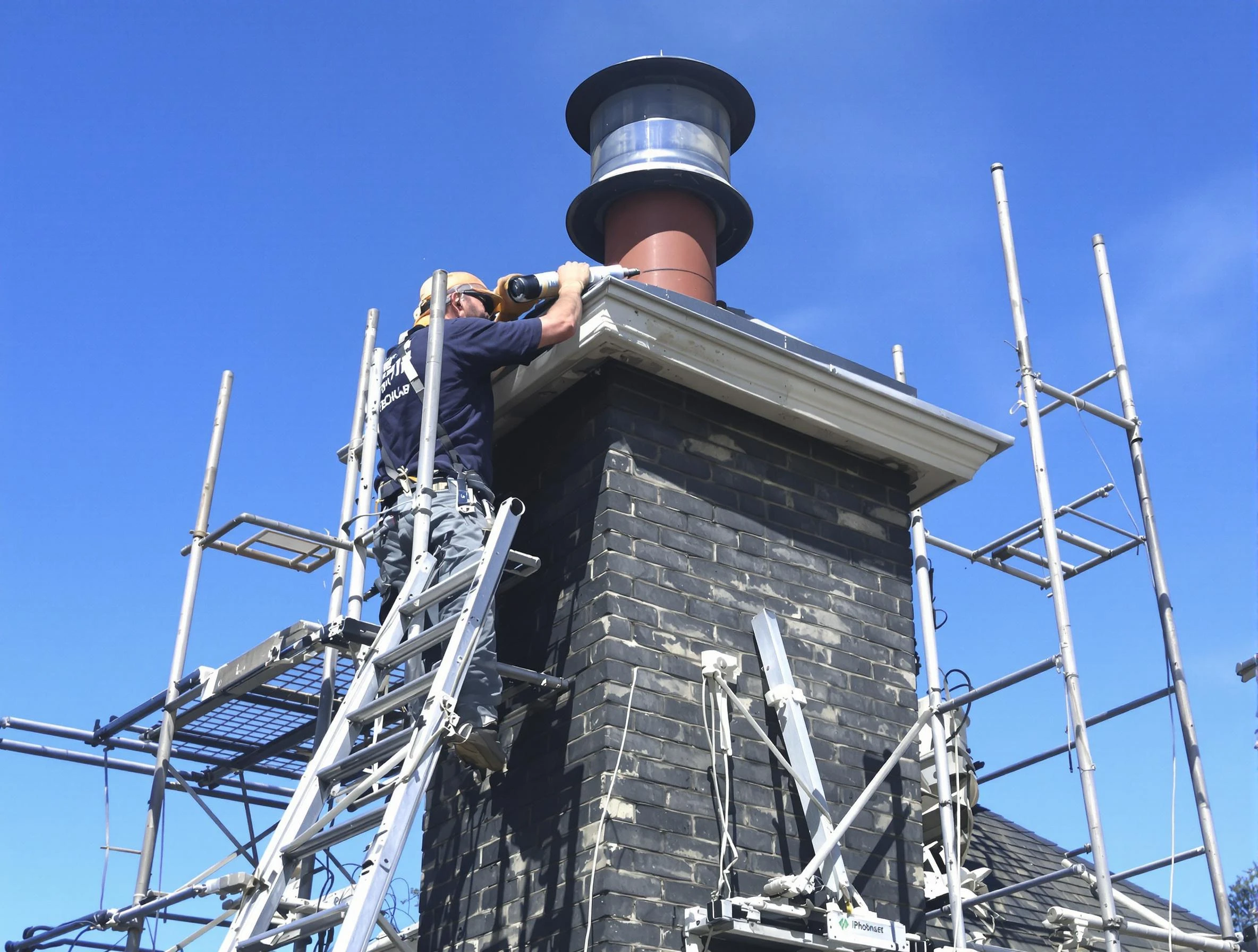 Sturdy chimney crown finished by Bountiful Chimney Sweep in Bountiful, UT